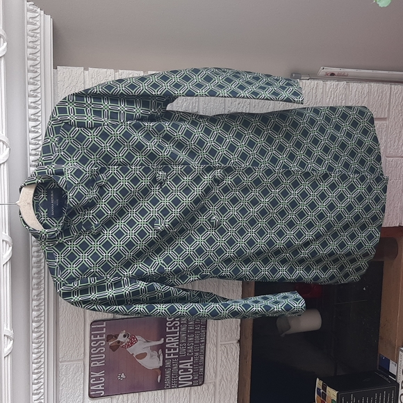 Women's Banana Republic Petite Retro 60's Printed Trench Coat Size XS - Picture 3 of 16